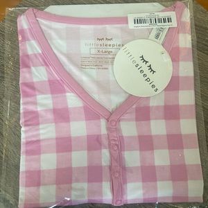 Brand new Little Sleepies women’s pajama top and shorts